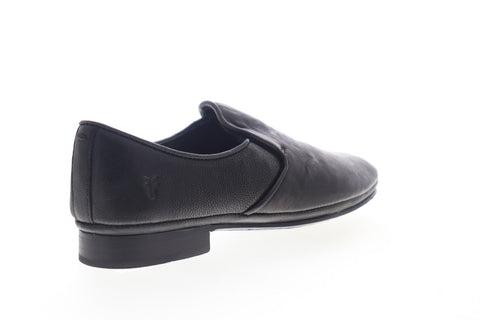 Frye Ashley Slip On 79937 Womens Black Leather Slip On Flats Loafers Shoes