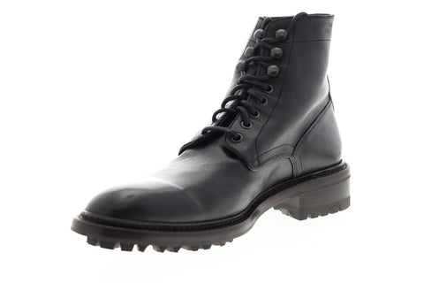 Frye Greyson Lace Up 80012 Mens Black Leather Casual Dress Boots Shoes