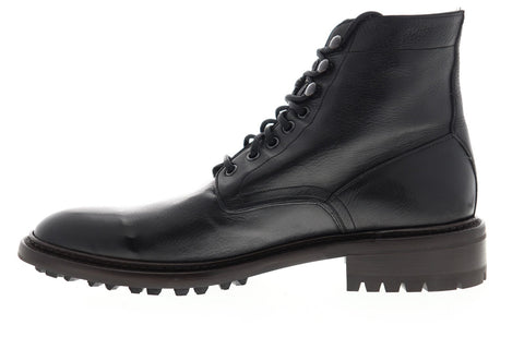 Frye Greyson Lace Up 80012 Mens Black Leather Casual Dress Boots Shoes