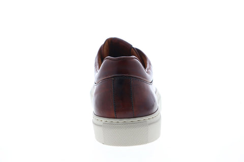 Frye Owen Low Gore 80015 Mens Brown Leather Slip On Sneakers Shoes