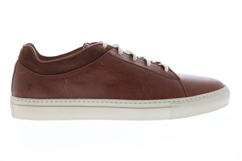 Frye Owen Oxford Mens Brown Leather Low Top Lace Up Sneakers Shoes
