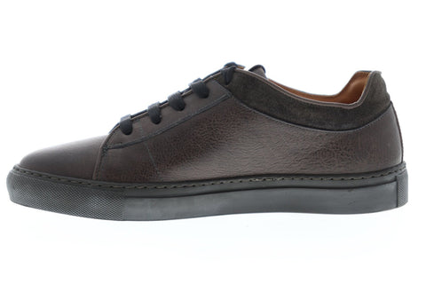 Frye Owen Oxford Mens Gray Leather Low Top Lace Up Sneakers Shoes