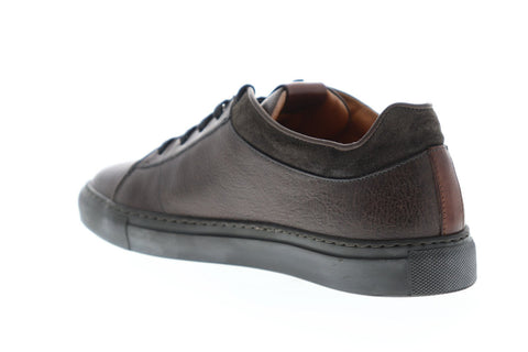 Frye Owen Oxford Mens Gray Leather Low Top Lace Up Sneakers Shoes