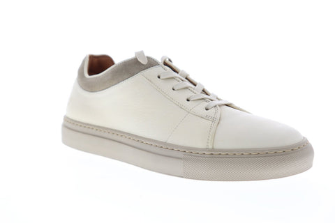 Frye Owen Oxford Mens White Leather Low Top Lace Up Sneakers Shoes