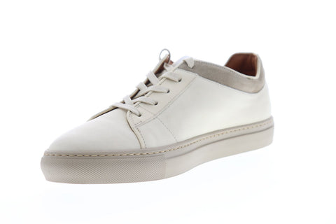 Frye Owen Oxford Mens White Leather Low Top Lace Up Sneakers Shoes