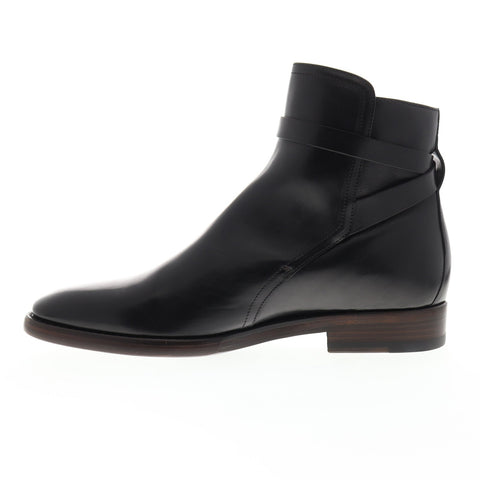 Frye Wright Jodhpur 80023 Mens Black Leather Casual Dress Strap Boots Shoes