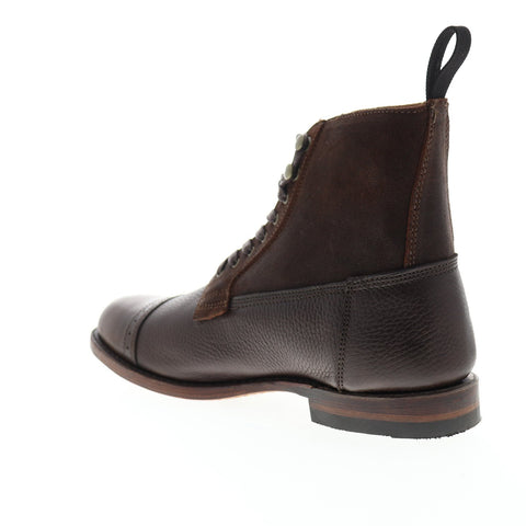 Frye Garrison Boot 80092 Mens Brown Leather Lace Up Casual Dress Boots Shoes