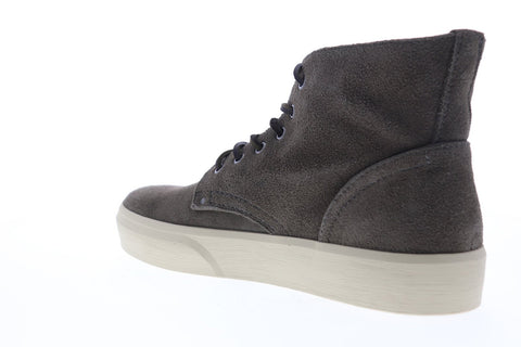 Frye Beacon Lace Up 80095 Mens Gray Suede Lace Up High Top Sneakers Shoes