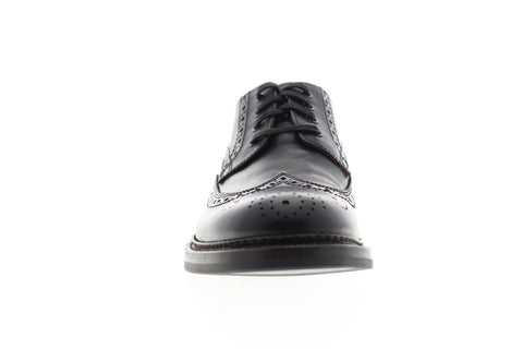 Frye Graham Wingtip 80097 Mens Black Leather Low Top Lace Up Oxfords Shoes