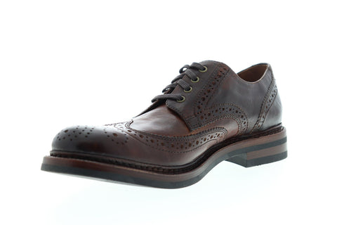 Frye Graham Wingtip 80097 Mens Brown Leather Lace Up Casual Oxfords Shoes