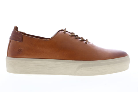Frye Beacon Low Lace 80107 Mens Brown Leather Lace Up Lifestyle Sneakers Shoes