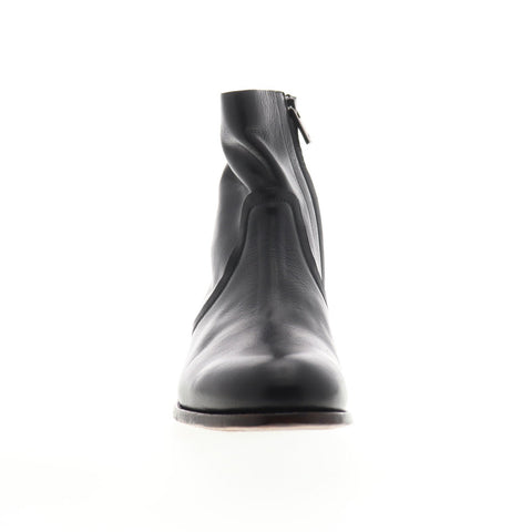 Frye Harrison Inside Zip 80125 Mens Black Leather Casual Dress Boots Shoes