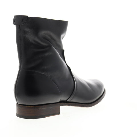 Frye Harrison Inside Zip 80125 Mens Black Leather Casual Dress Boots Shoes