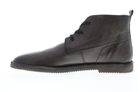 Frye Ashland Chukka 80183 Mens Gray Leather Lace Up Chukkas Boots Shoes