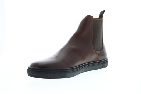 Frye Essex Chelsea 80199 Mens Brown Leather Slip On Boots Shoes