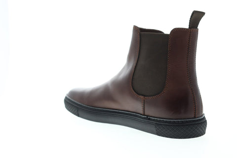 Frye Essex Chelsea 80199 Mens Brown Leather Slip On Boots Shoes