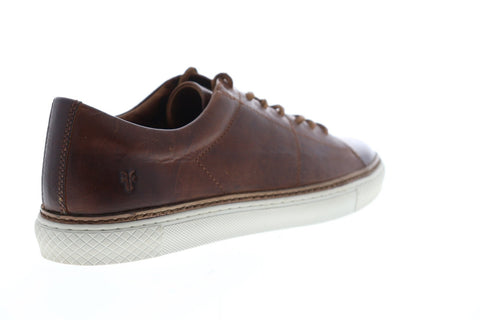 Frye Essex Low Mens Brown Leather Low Top Lace Up Sneakers Shoes