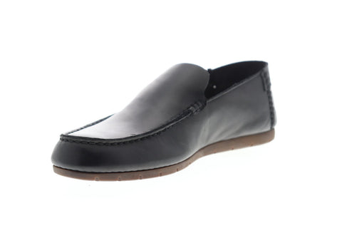 Frye Mesa Venetian 80248 Mens Black Leather Casual Slip On Loafers Shoes