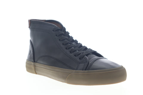 Frye Ludlow Cap Toe High 80253 Mens Black Leather Lifestyle Sneakers Shoes