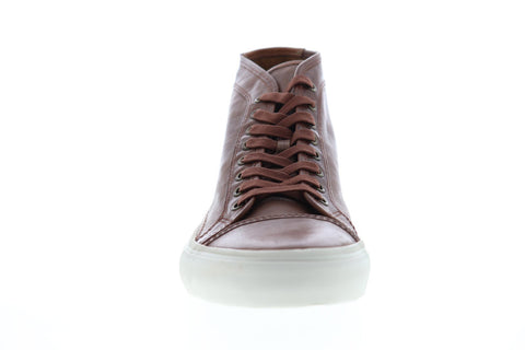 Frye Ludlow Cap Toe High 80253 Mens Brown Leather High Top Sneakers Shoes
