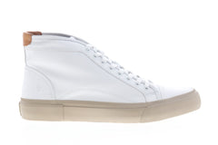 Frye Ludlow Cap Toe High 80254 Mens White Leather Lifestyle Sneakers Shoes