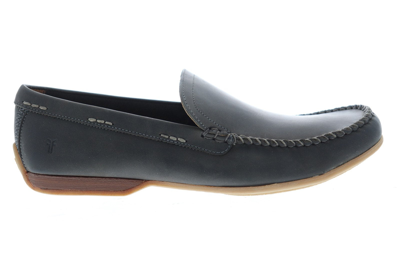 Frye Lewis Venetian 80257 Mens Gray Leather Low Top Moccasin  display picture 1