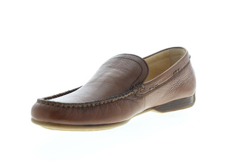 Frye Lewis Venetian 80258 Mens Brown Leather Casual Slip On Loafers Shoes