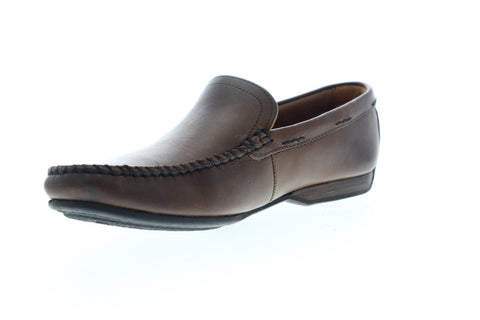 Frye Lewis Venetian 80259 Mens Brown Leather Slip On Casual Loafers Shoes