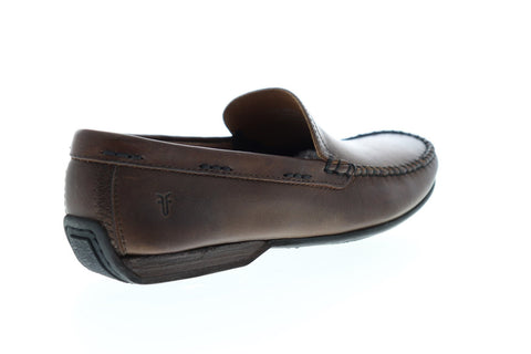 Frye Lewis Venetian 80259 Mens Brown Leather Slip On Casual Loafers Shoes