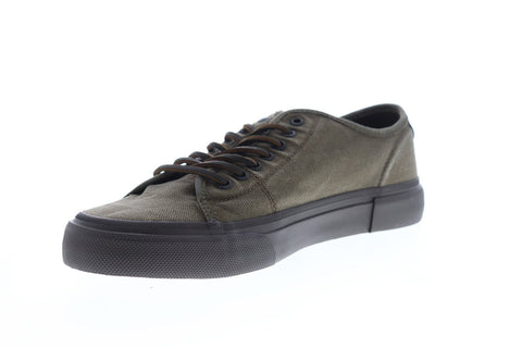 Frye Ludlow Low 80262 Mens Gray Canvas Lace Up Low Top Sneakers Shoes