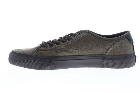 Frye Ludlow Low 80262 Mens Gray Canvas Lace Up Low Top Sneakers Shoes