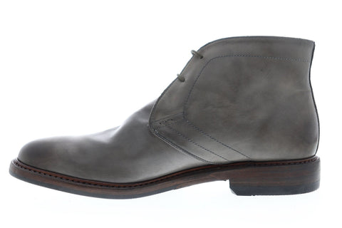 Frye Murray Chukka 80268 Mens Gray Leather Lace Up Chukkas Boots Shoes