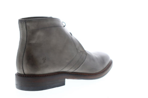 Frye Murray Chukka 80268 Mens Gray Leather Lace Up Chukkas Boots Shoes