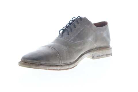 Frye Paul Bal Oxford 80280 Mens Gray Oxfords & Lace Ups Cap Toe Shoes