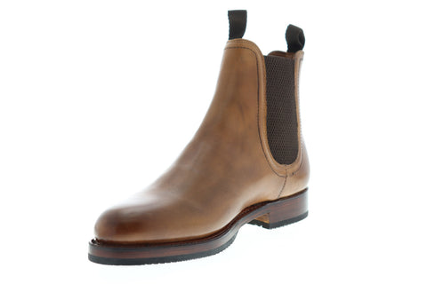 Frye Sawyer Chelsea 80302 Mens Brown Leather High Top Slip On Boots