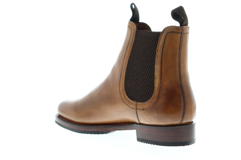 Frye Sawyer Chelsea 80302 Mens Brown Leather High Top Slip On Boots