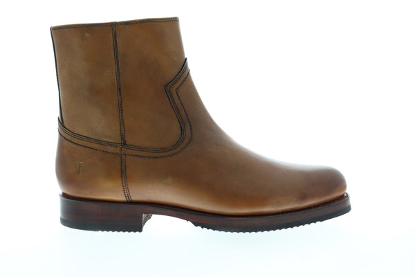Frye Mens Sawyer Inside Zip Boot Size 8.5 Brown Cognac Leather Ankle 3480384-COG Frye Sawyer Inside Zip Men main image 3