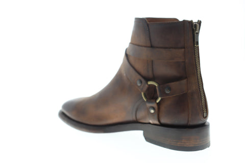 Frye Weston Cross Strap 80309 Mens Brown Leather High Top Casual Dress Boots