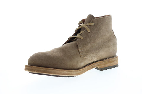 Frye Bowery Chukka 80323 Mens Gray Suede Lace Up Chukkas Boots Shoes