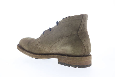 Frye Bowery Chukka 80324 Mens Green Suede Lace Up Casual Dress Boots Shoes