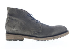 Frye Bowery Chukka 80324 Mens Black Suede Lace Up Casual Dress Boots Shoes