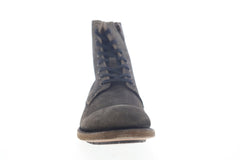 Frye Men\'s Bowery Lace Up Gray Leather High Top Zipper Boots | Size 10 Frye Lace Up Solid Boots for Men for Sale | Shop New & Used  main image 4