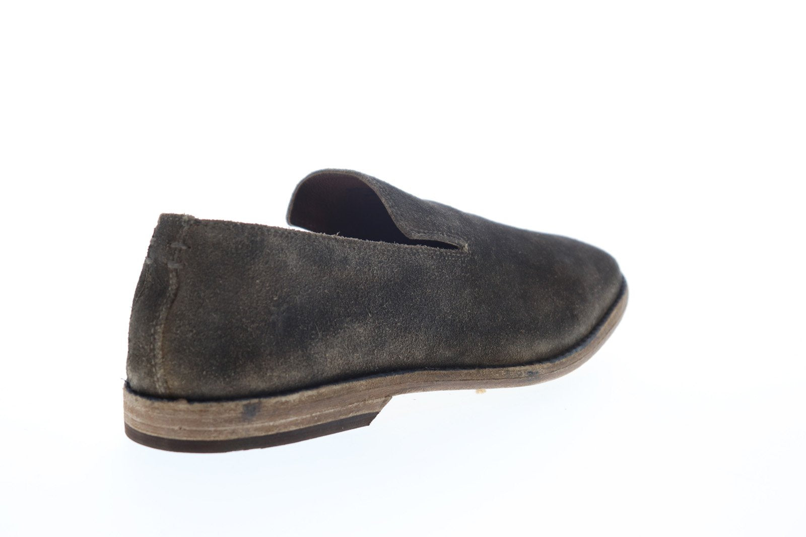 Frye Men\'s Suede Loafers - Gray Frye Miller Slip On Mens Suede Shoes In Gray Size 10 | eBay main image 2