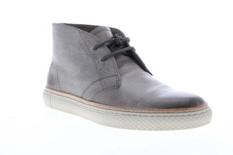 Frye Essex Chukka 80349 Mens Gray Leather Lace Up Chukkas Boots Shoes