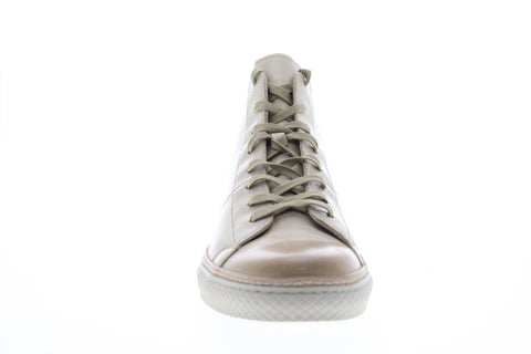 Frye Essex High 80351 Mens Beige Tan Leather High Top Lifestyle Sneakers Shoes