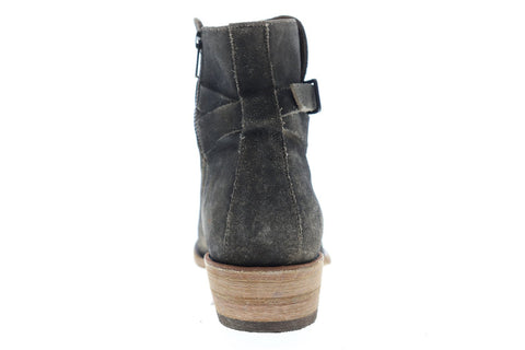 Frye Grady Jodphur 80352 Mens Gray Suede Casual Dress Zipper Boots Shoes