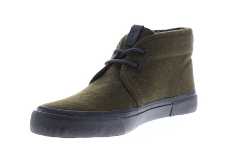 Frye Ludlow Chukka Mens Green Suede Casual Dress Lace Up Chukkas Shoes