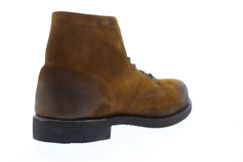 Frye Prison Boot 80373 Mens Brown Suede Lace Up Casual Dress Boots Shoes