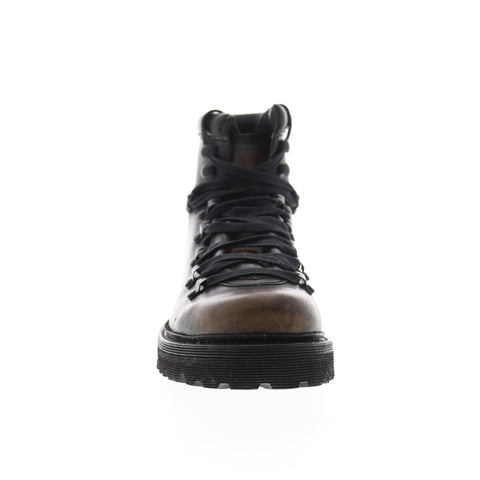 Frye Woodson Hiker 80393 Mens Black Brown Leather Lace Up Hiking Boots Shoes