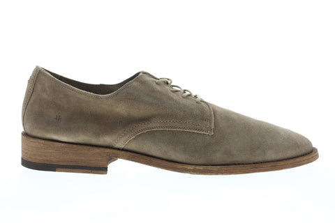 Frye Holden Oxford 80410 Mens Gray Suede Casual Lace Up Oxfords Shoes